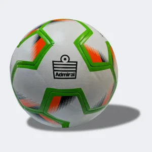 Admiral Striker Hyperseam Soccer Ball. Green and Orange Admiral logo on the Striker soccer ball