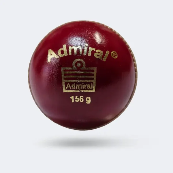 Admiral Test Alum Tanned Cricket Ball - Back View Back view of Admiral Test Alum Tanned Cricket Ball