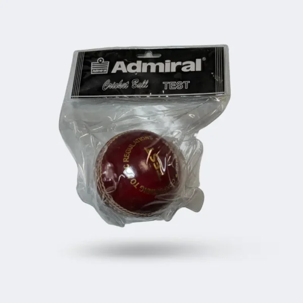 Admiral Test Alum Tanned Cricket Ball - Packaging Packaging of Admiral Test Alum Tanned Cricket Ball