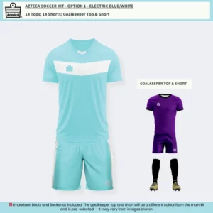 Azteca Soccer Kit Electric Blue – Team Option 1