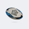 Admiral Blaze Rugby Ball white and blue with Admiral logo