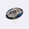 Admiral Blaze Rugby Ball white and blue size 5