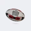 Admiral Flash Rugby Ball Size 5 – Logo View Admiral logo on Size 5 white-red rugby training ball