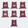 Admiral Imported Mesh Netball Bibs – Maroon Admiral Imported Mesh Netball Bibs in Maroon colour