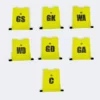 Admiral Imported Mesh Netball Bibs – Yellow Admiral Imported Mesh Netball Bibs in Yellow colour