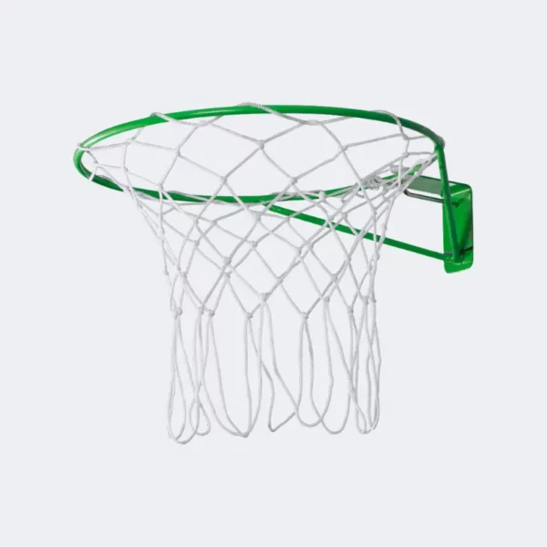 Admiral Netball Nets Set of 2 installed on a green netball ring