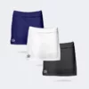Admiral Netball Skorts in navy, white, and black colours