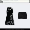 Charlotte Netball Kit Option 1 Black-White