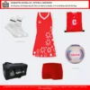 Charlotte Netball Kit Option 2 Red-White