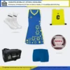 Charlotte Netball Kit Option 2 Royal-Gold