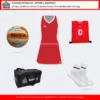Michigan Netball Kit Option 2 Red/White Michigan Netball Kit Option 2 Red/White