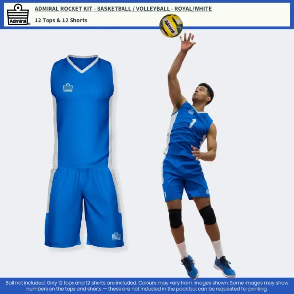 Admiral Rocket Kit - Basketball / Volleyball Royal/White Admiral Rocket Kit - Basketball / Volleyball in Royal/White
