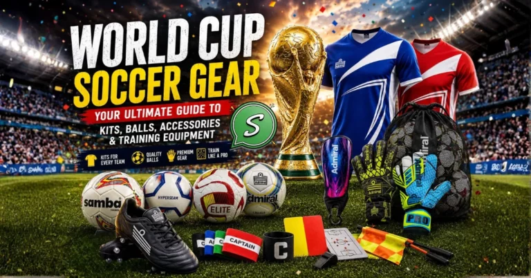 World Cup Soccer Gear featuring soccer kits, soccer balls, goalkeeper gloves and football accessories at SportsApp South Africa