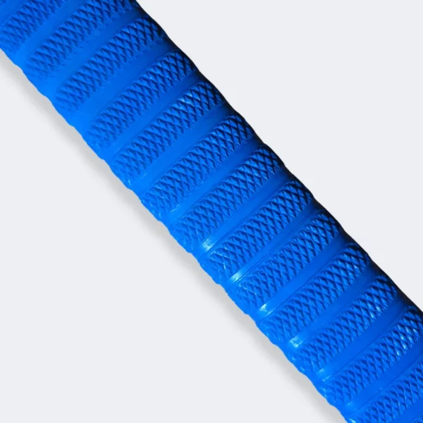Close-up of Admiral Ring Design Cricket Bat Grip Blue