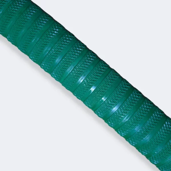 Close-up of Admiral Ring Design Cricket Bat Grip Green