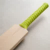 Admiral Ring Design Cricket Bat Grip yellow fitted on cricket bat
